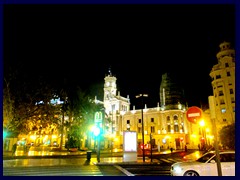 Valencia by night - Plaza del Ayuntamiento